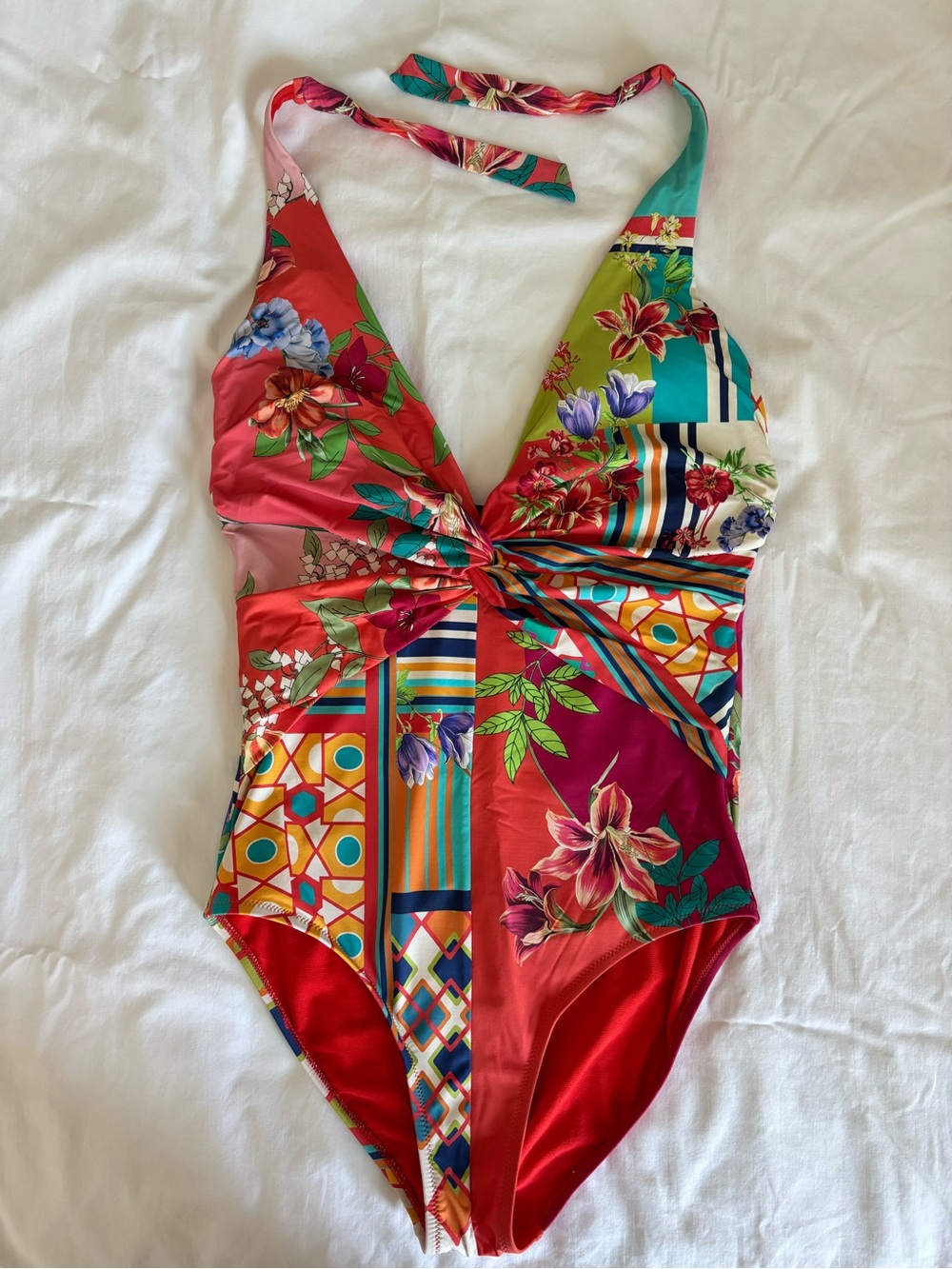 Johnny Was Color Twist One Piece in Multi Floral